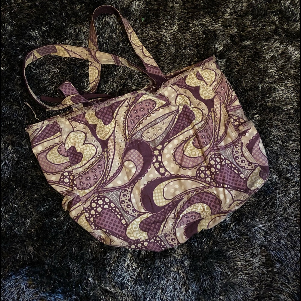 Thirty-One Purlple Paisley Bag